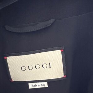Gucci grosgrain-trim black blazer BNWT